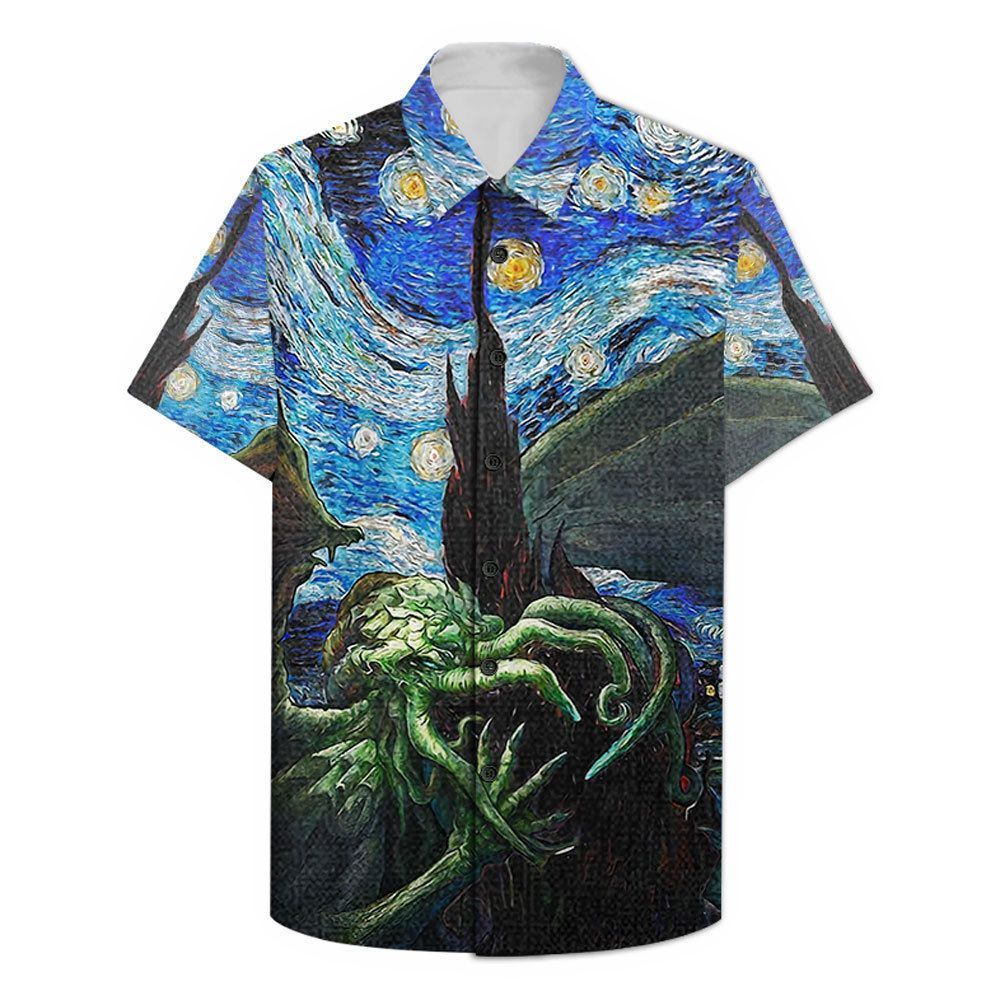 The Night Of Cthulhu Hawaiian Shirt