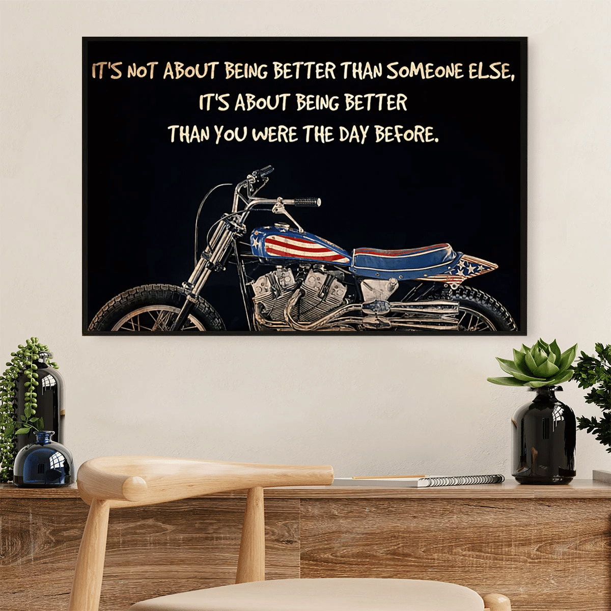 Better Than The Day Before Home Decor Poster Canvas – Gift For Biker Evg82403