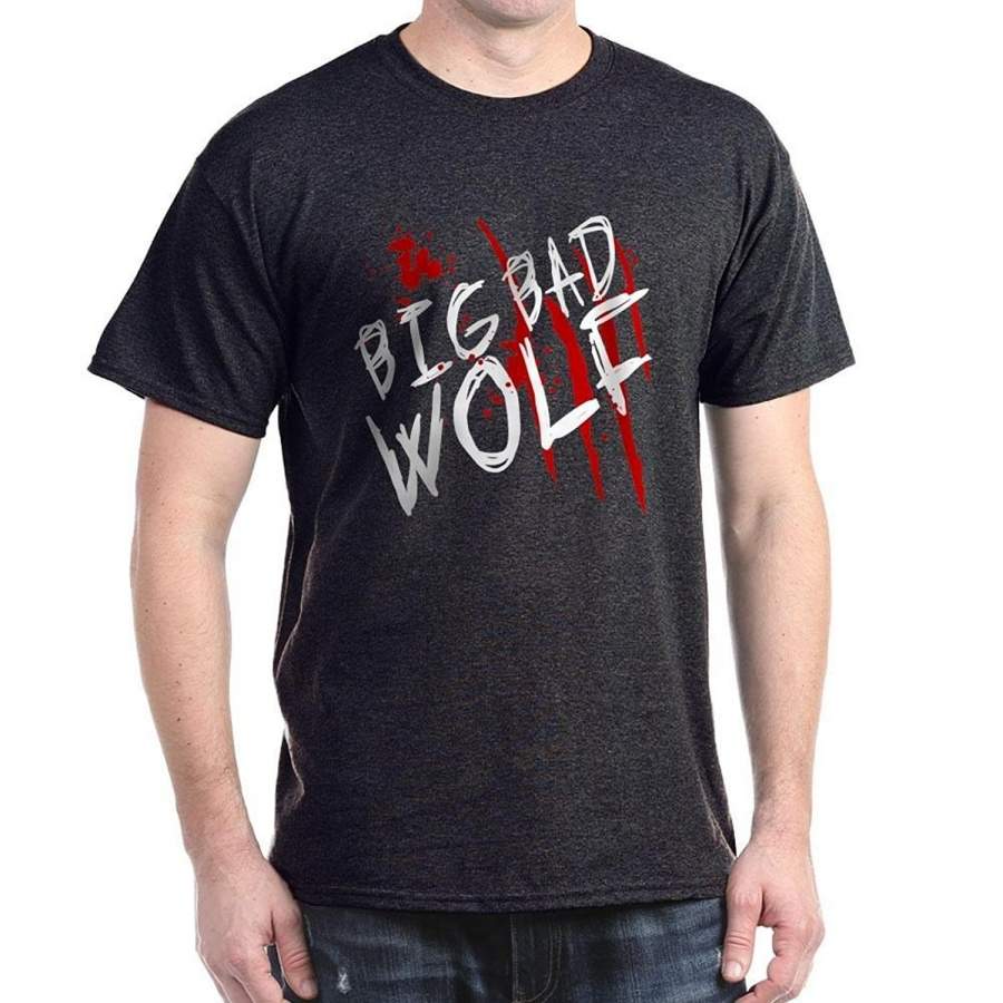 Big Bad Wolf Men’S Cotton T Shirt