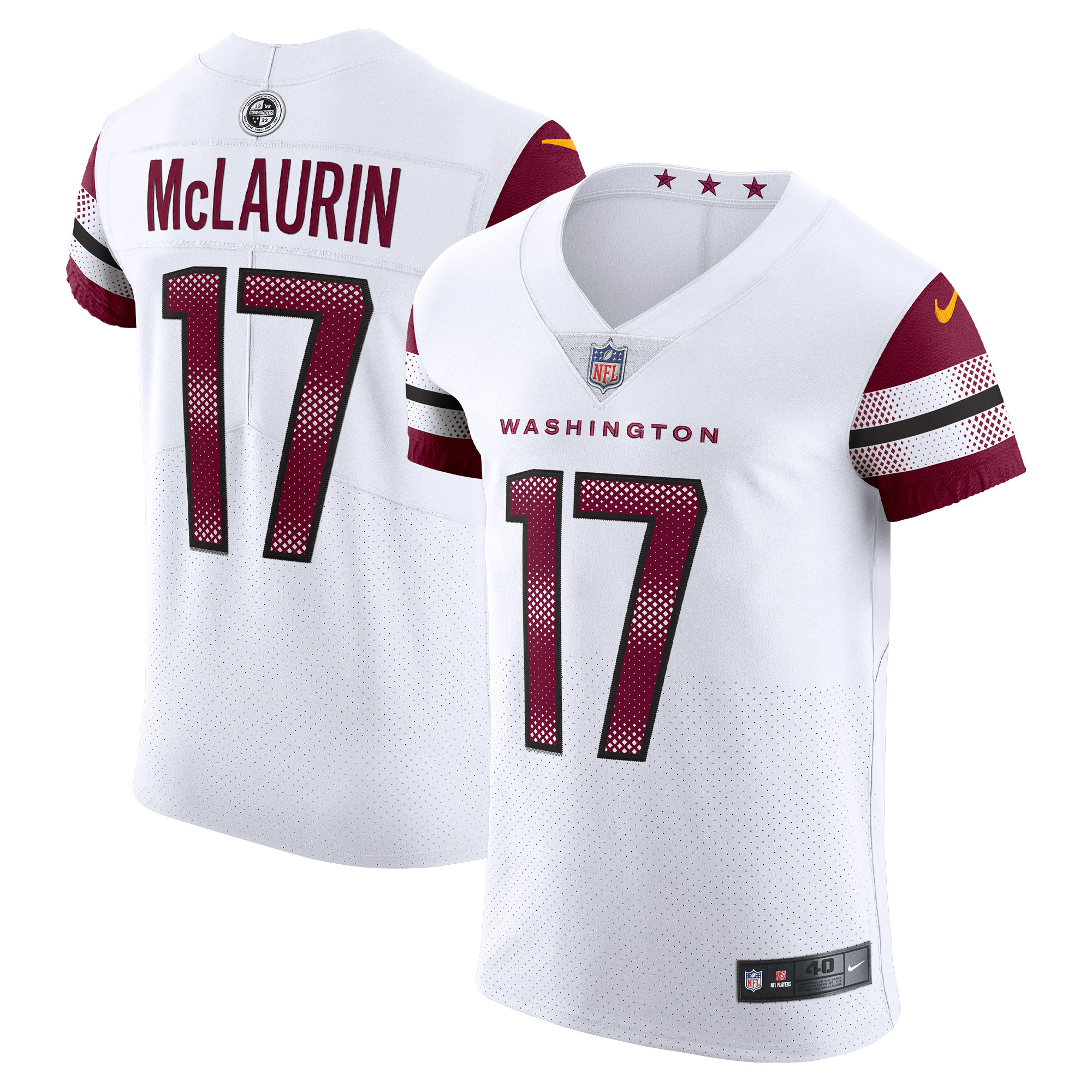 Terry McLaurin Washington Commanders Vapor Elite Jersey – White