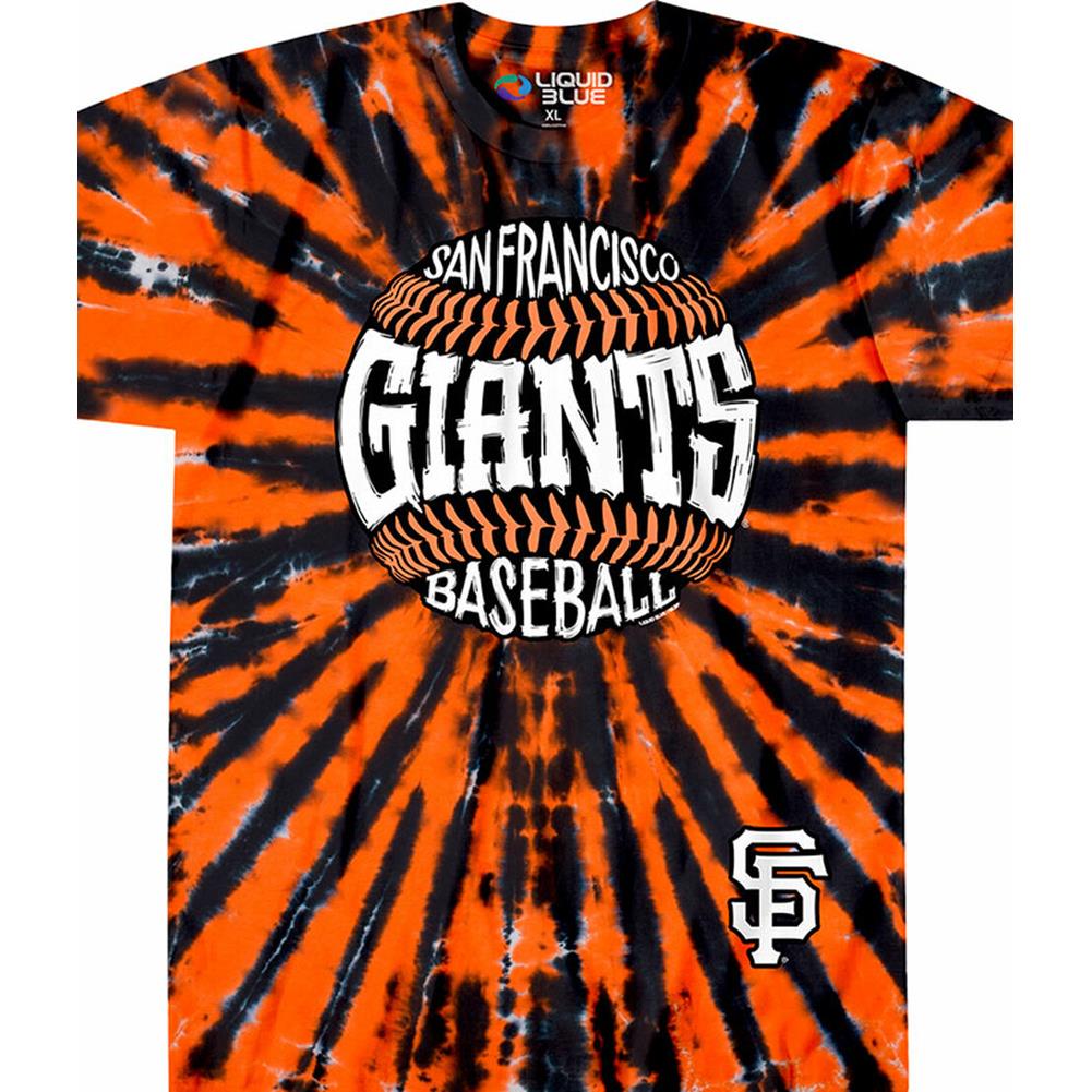 San Francisco Giants Burst Tie-Dye T-Shirt