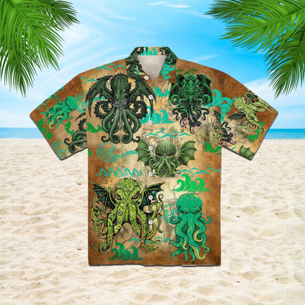 The Great Cthulhu Hawaiian Shirt | For Men & Women | Adult | Hw9665