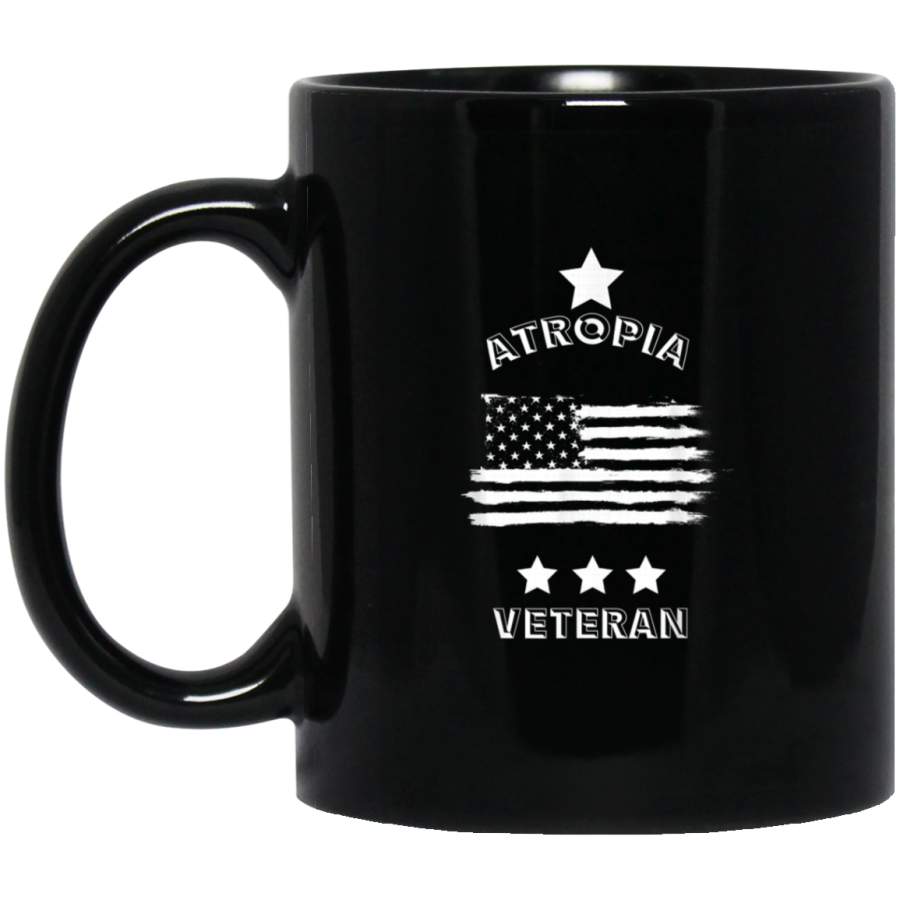 Atropia Veteran Mug  Funny US Army War Mugs