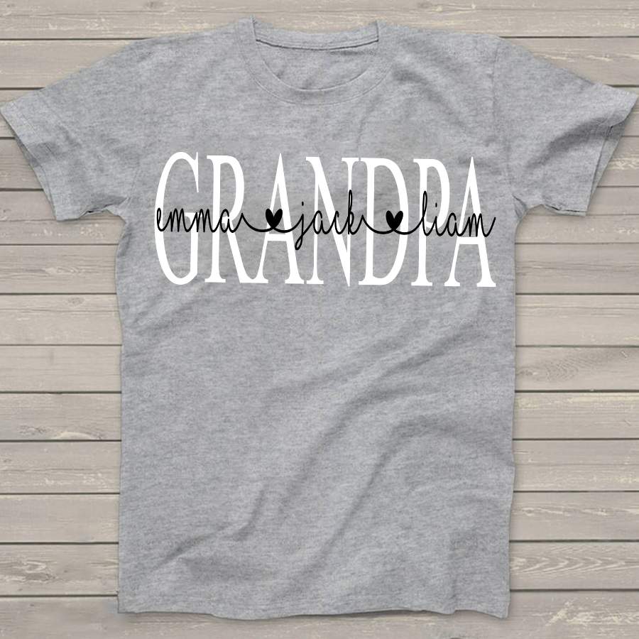 Personalized Grandpa Shirt, Custom Grandpa Shirt