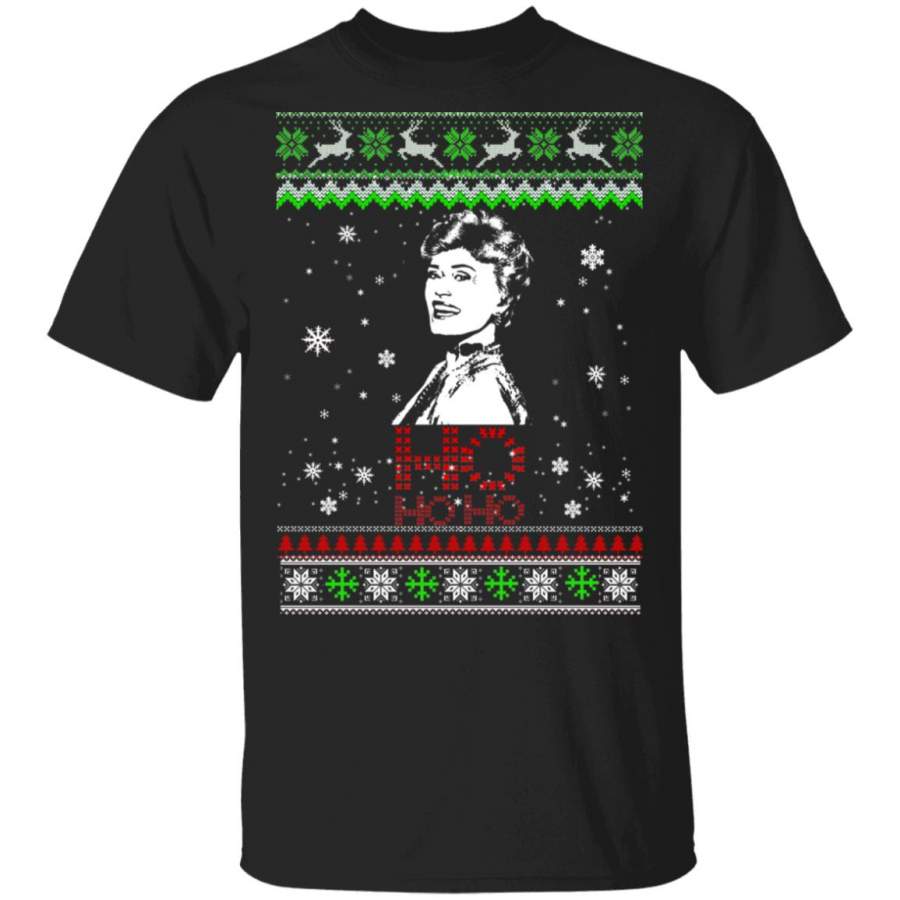 The Golden Girls Blanche Ho Ho Ho Ugly Christmas Sweater, Shirt, Hoodie