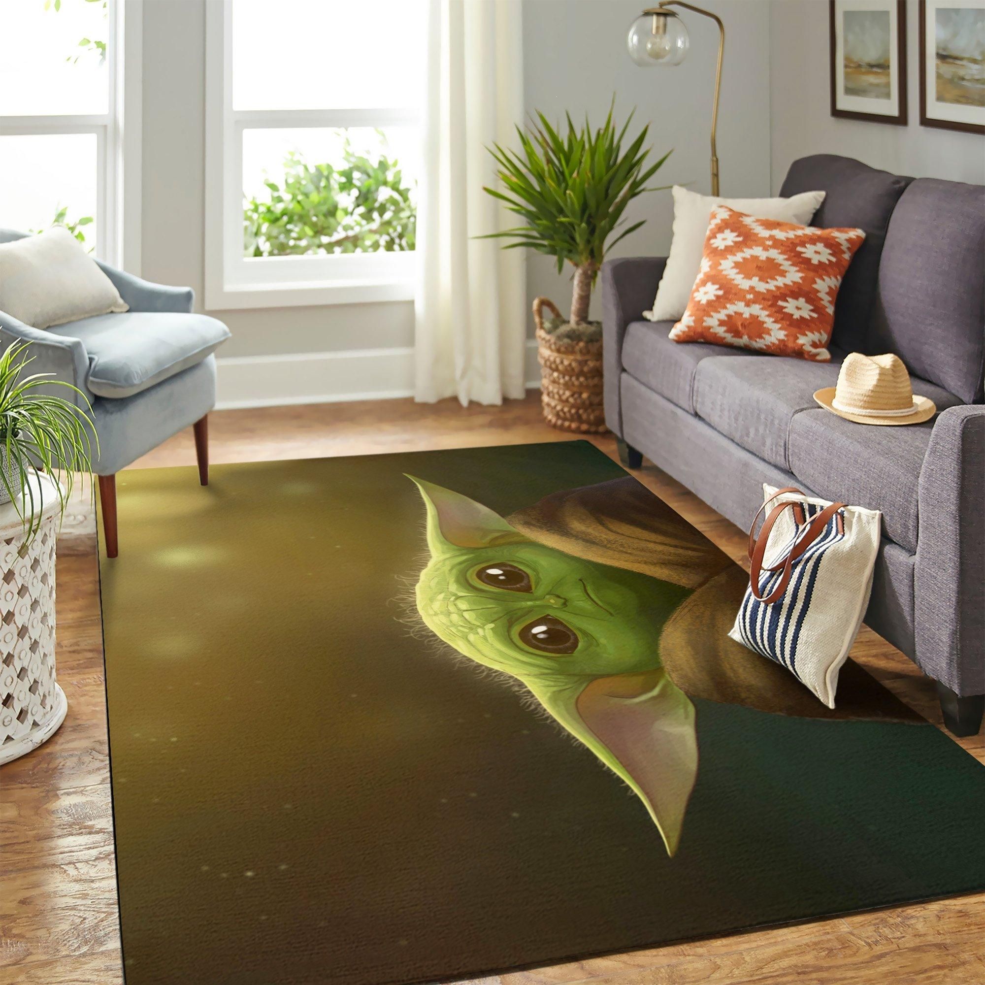 Yoda Bebe Area Rug Geeky Carpet – home decor – Bedroom Living Room décor