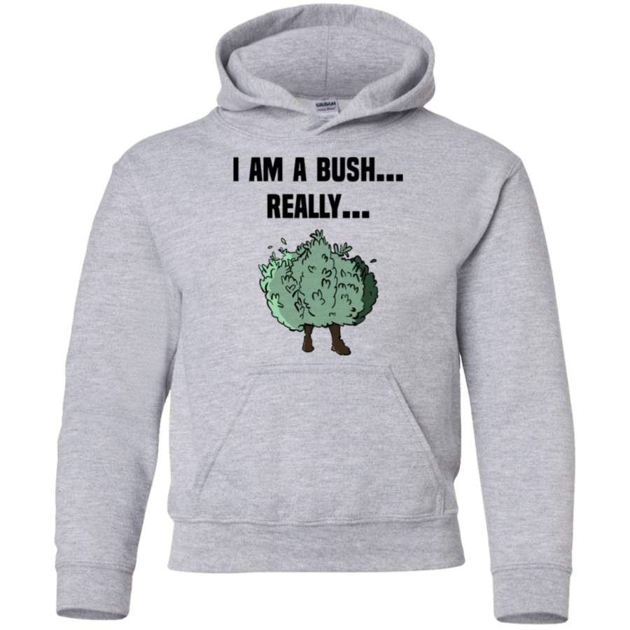 AGR Fortnite Bush, I’m A Bush Really Youth Pullover Hoodie