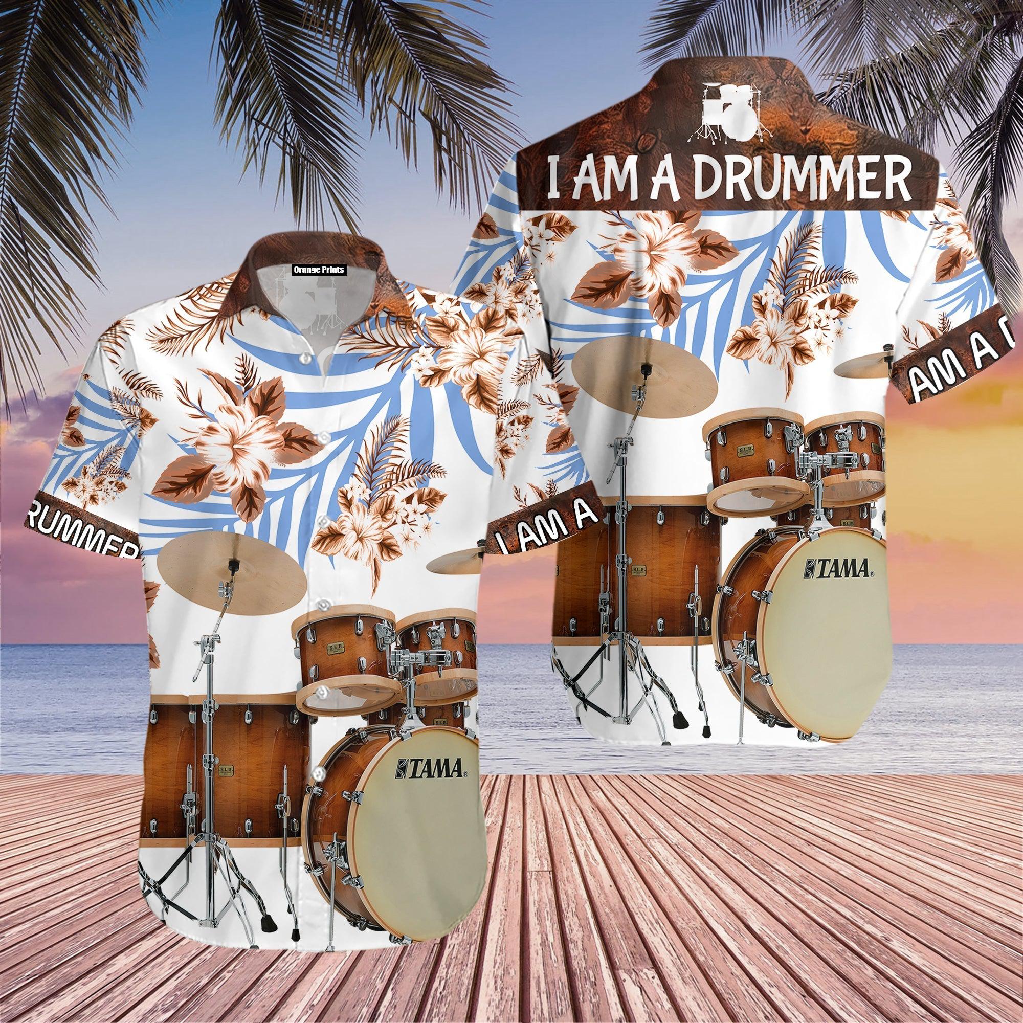 I Am A Drummer Hawaii Shirt For Men And Women Ha90212