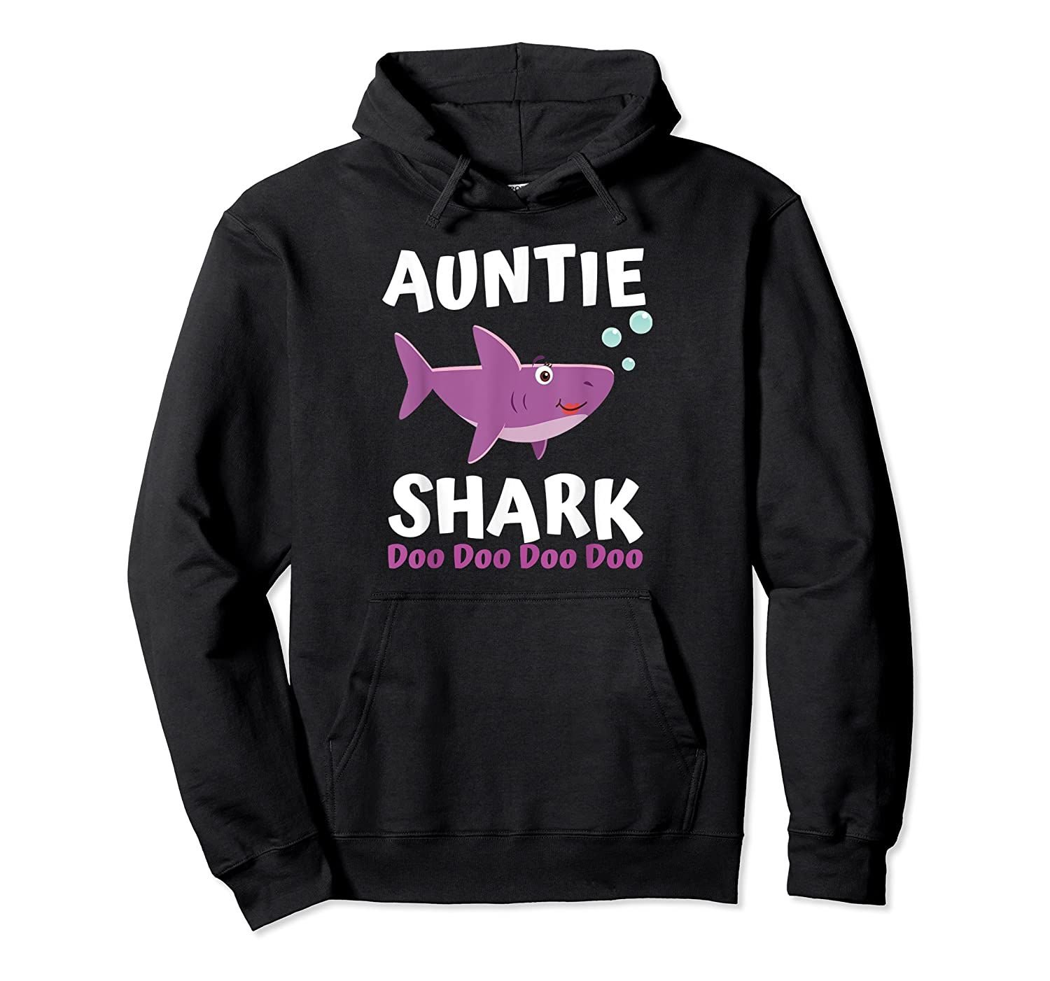 Auntie Shark Doo Doo Shirt -Matching Family Shark Shirts Set Pullover Hoodie, T-Shirt, Sweatshirt