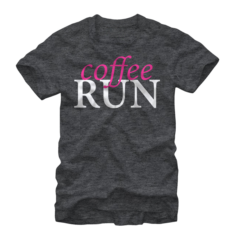 Chin Up Women’S Coffee Run  Boyfriend Tee