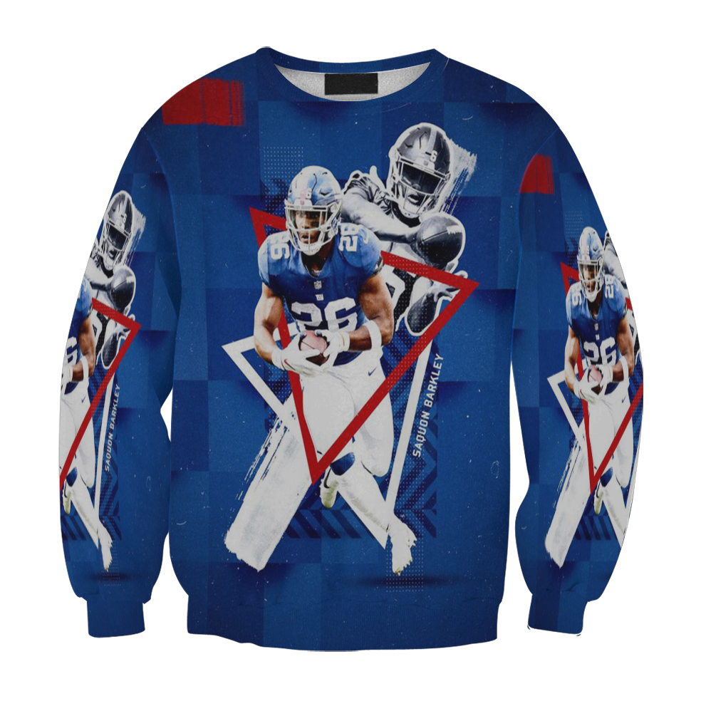 New York Giants Saquon Barkley8 Gift For Fan 3D Full Printing Sweatshirt