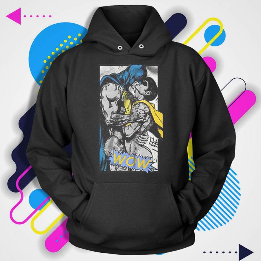 Batman And Robin Wow Kissing LGBT Men’S Hoodie