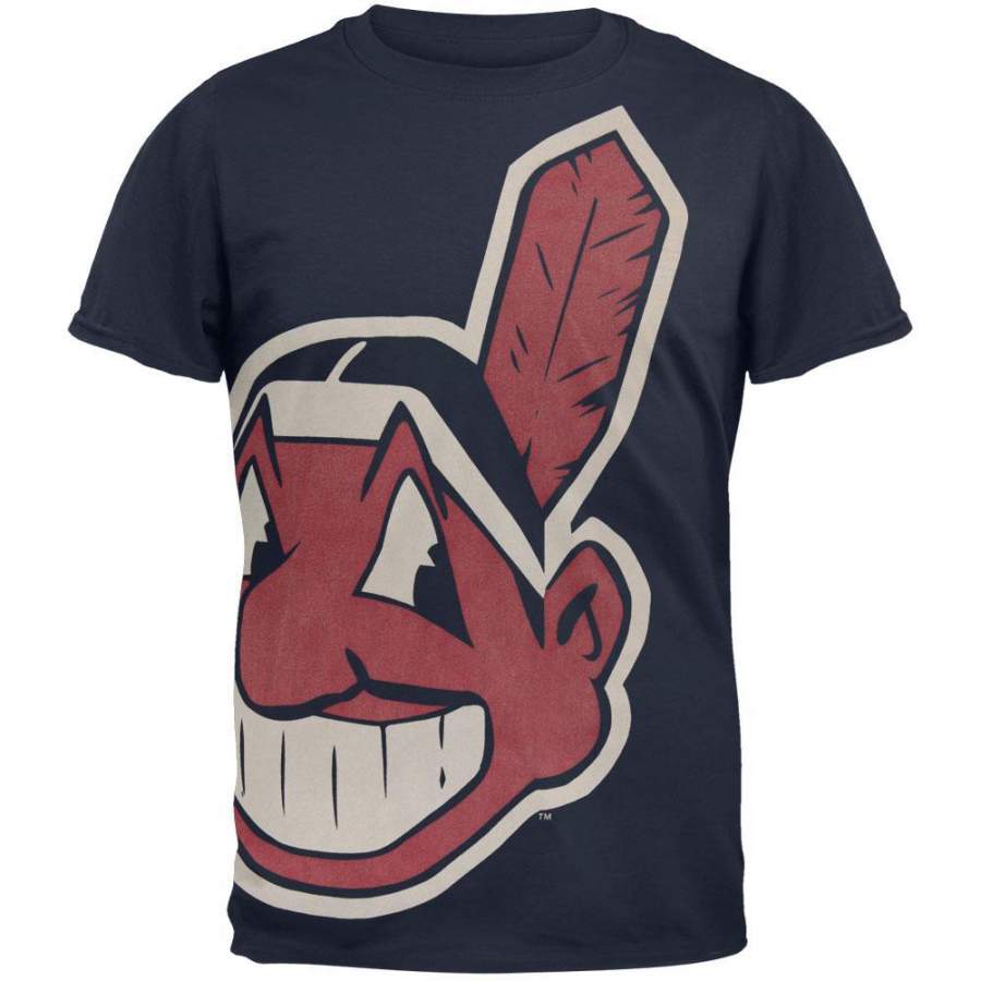 Cleveland Indians – Overgrown Logo Soft T-Shirt