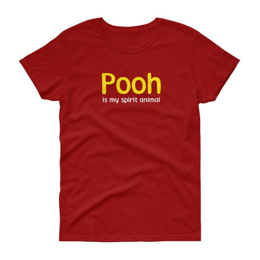 Pooh Is My Spirit Animal Women’s Short Sleeve T-Shirt