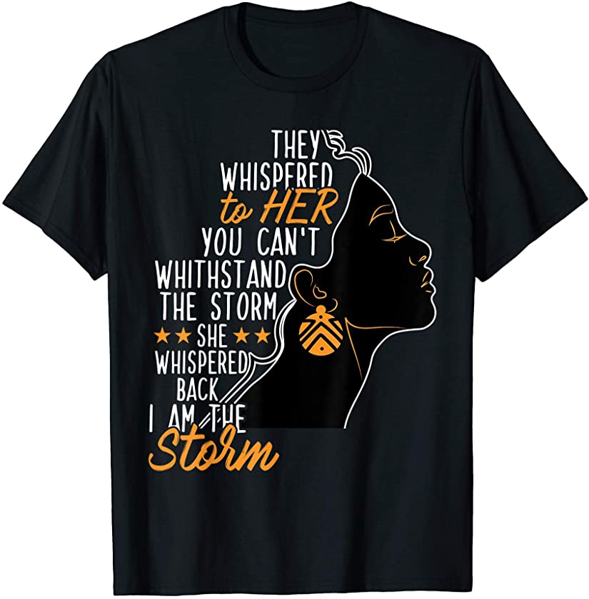 Black Queen Natural Afro African American T-Shirt