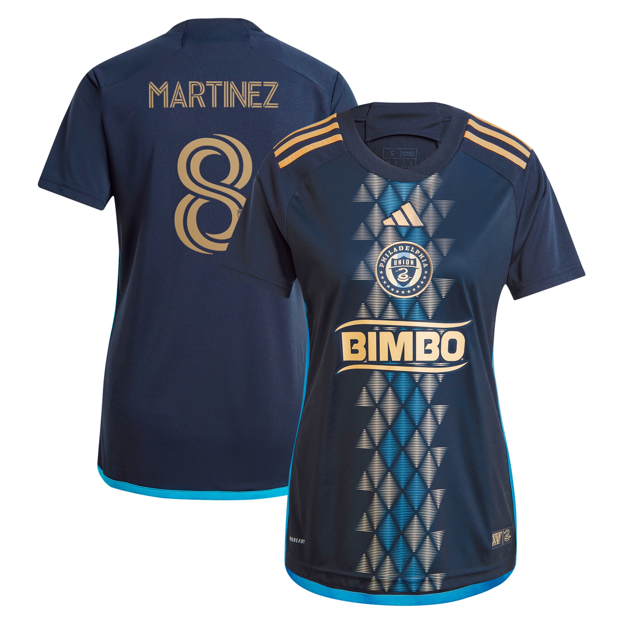 Jose Martinez Philadelphia Union Women's 2024 The XV Kit Replica Player Jersey  Navy