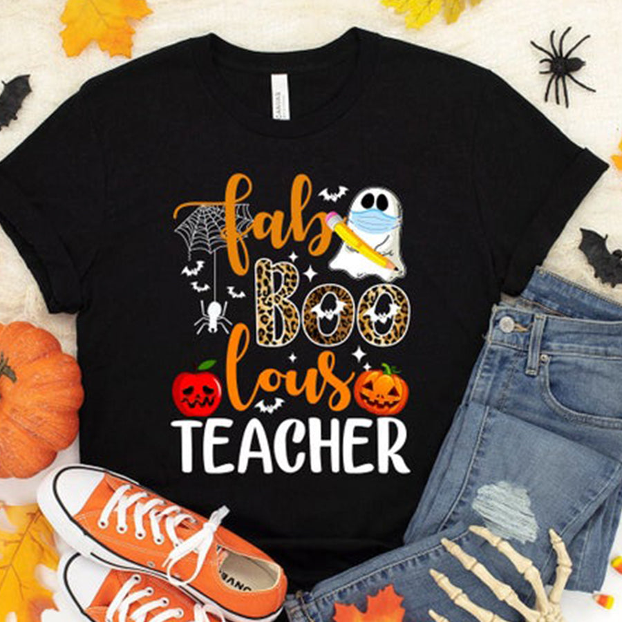 Funny Teacher Halloween Shirt, Funny Halloween Shirt For Teacher, Funny Teacher Shirt, Halloween 2020, Pumpkin, Ghost, Jack O Lantern