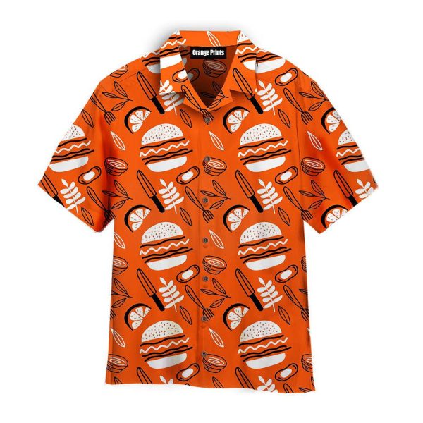 Barbebue Bbq Things Burger Fried Pattern Hawaii Shirt For Men Women Ha20711