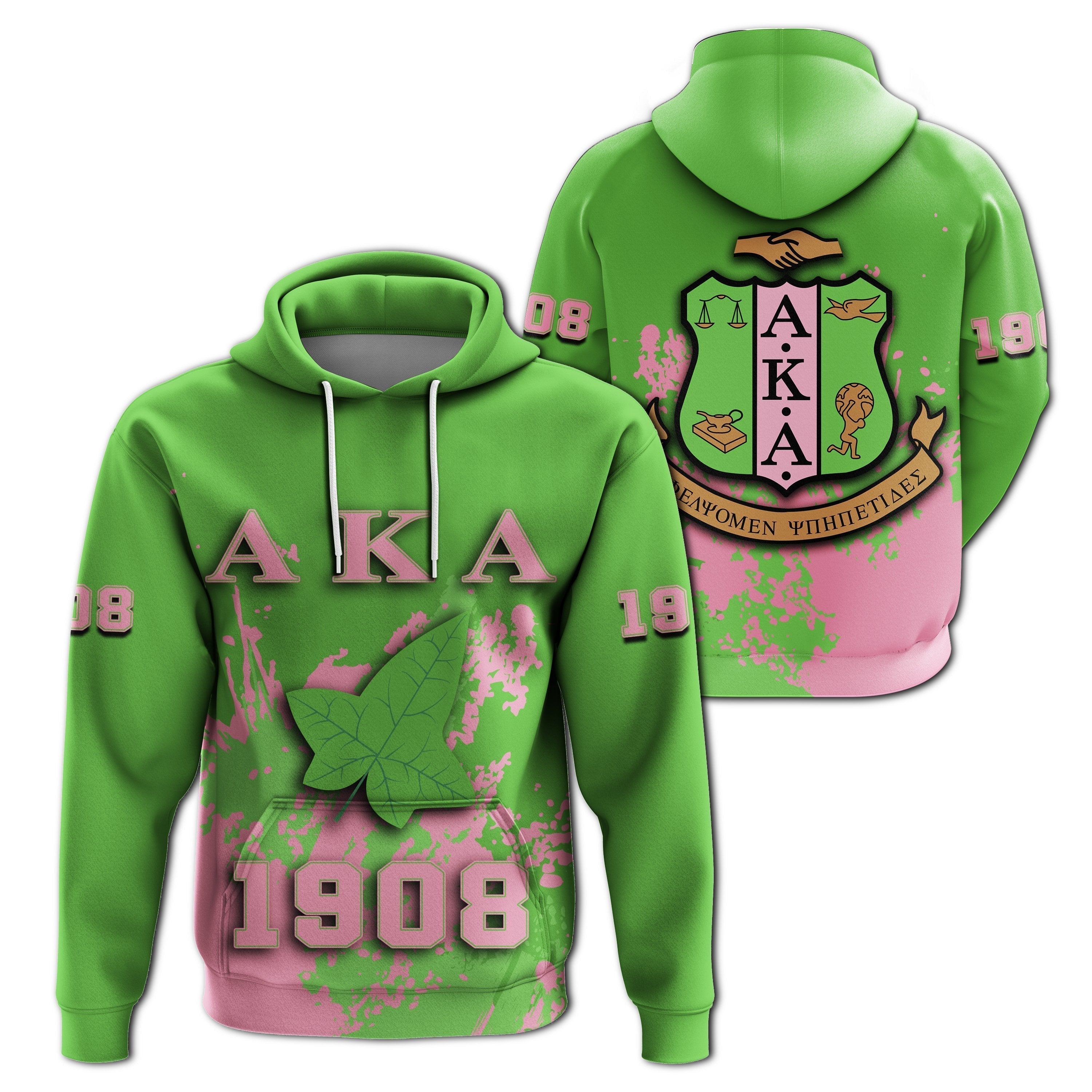 Alpha Kappa Alpha Hoodie Spaint Style