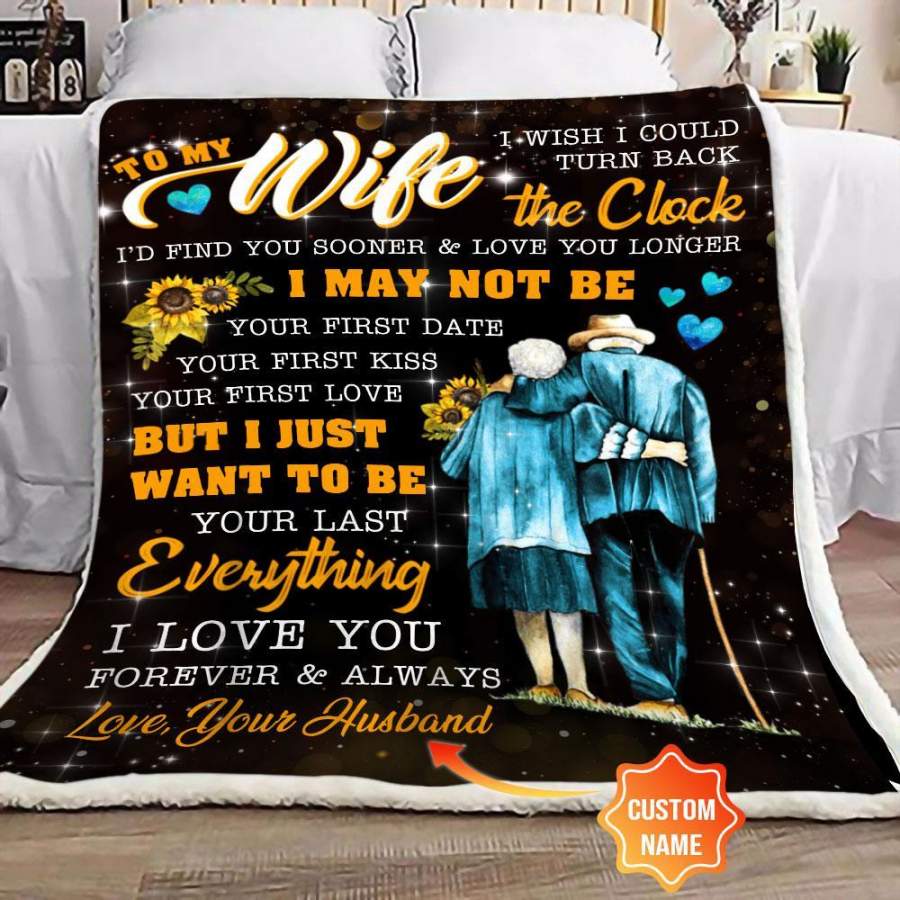 Couple Blanket Gift For Wife