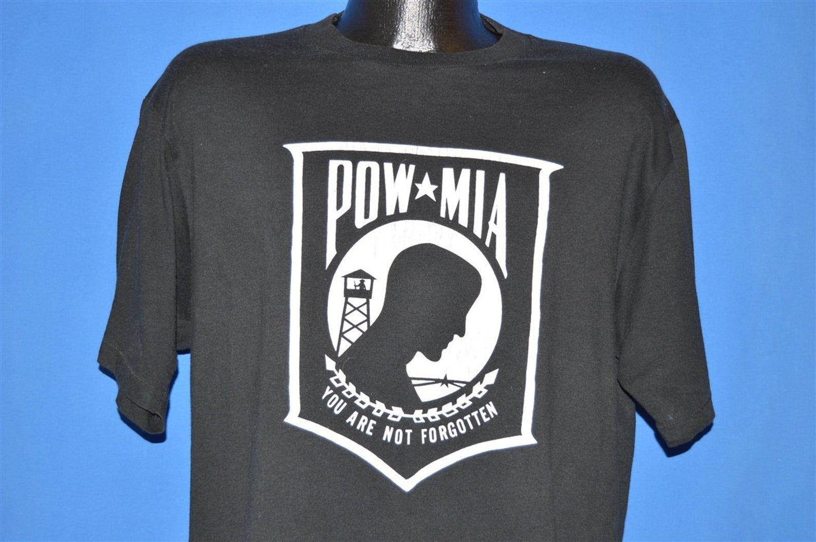 80S Pow Mia You Are Not Forgotten Ohio T-Shirt Extra