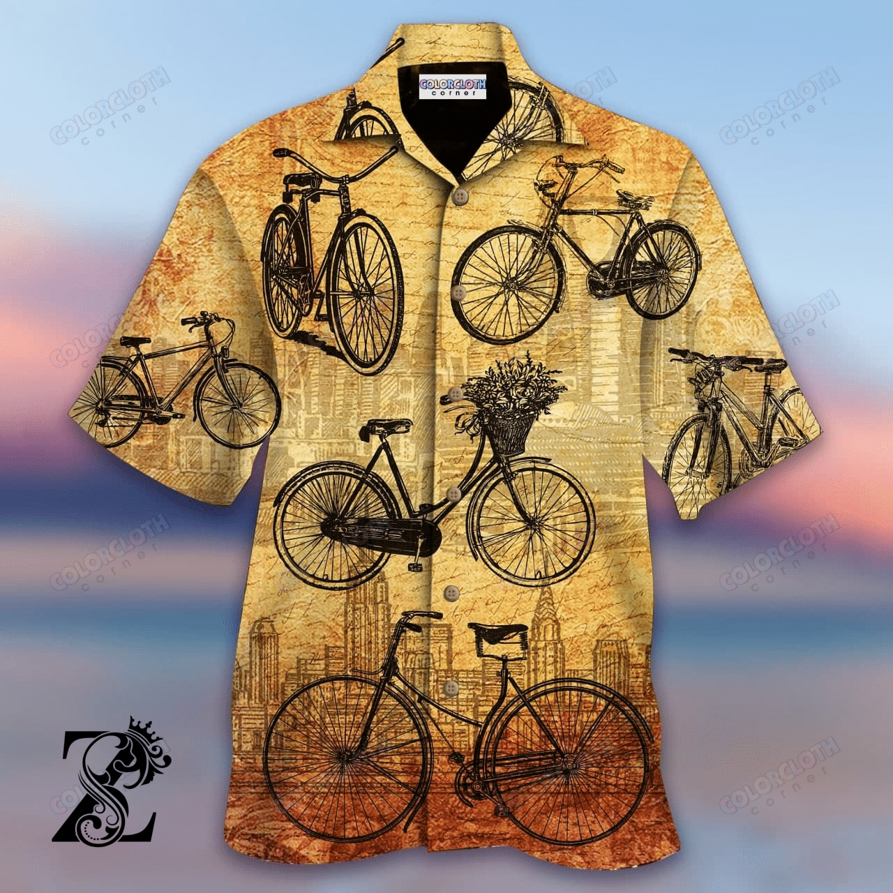 Vintage Bicycle Memory Hawaiian Shirt Ht290402