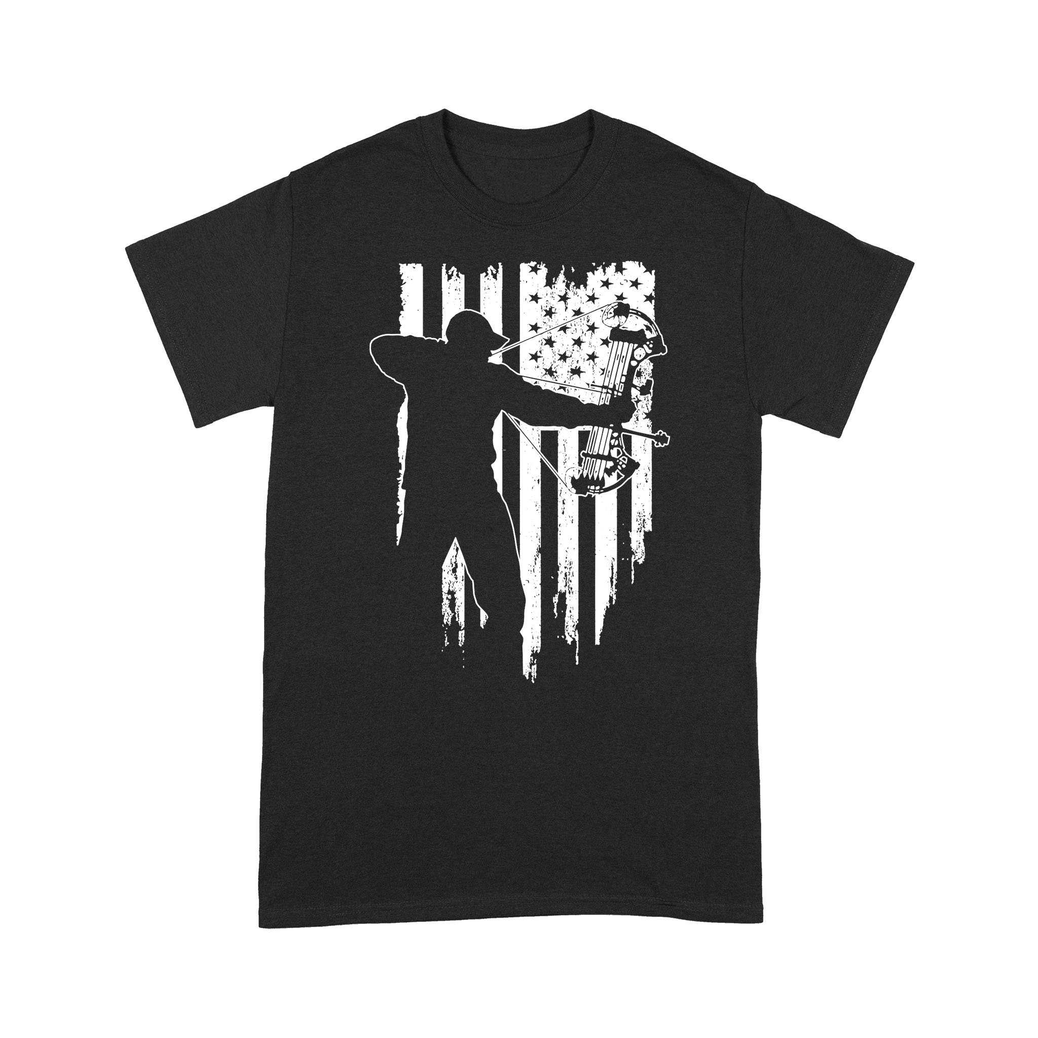 American flag bow hunting Shirts For Men Women Bow Hunter T-shirt – NQSD252