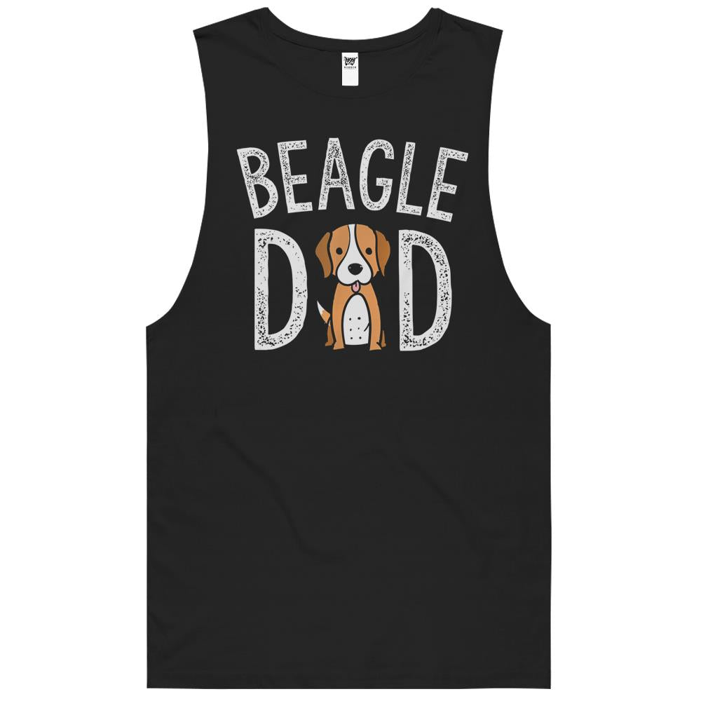 Beagle Dad Shirt Beagle Lover Gifts Funny Dog Dad Pet Tee T-Shirt Tank Top