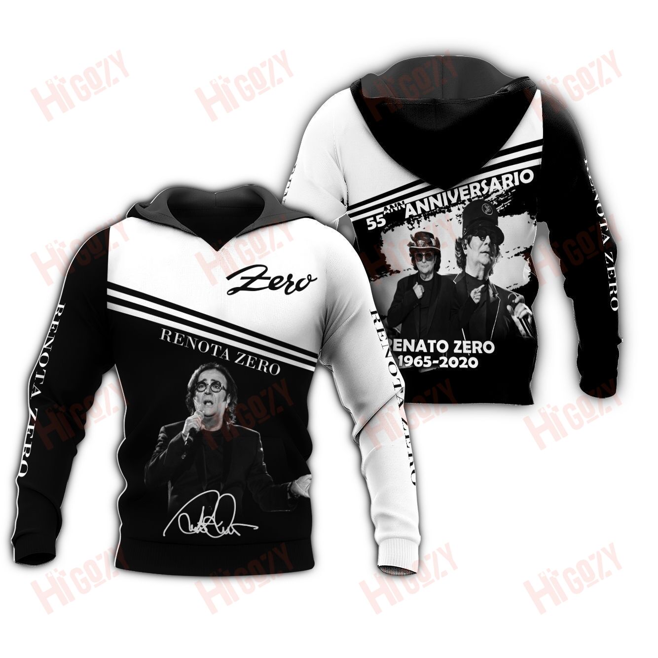 Baeelly™ Renato Zero Hoodie 3D All Over Printed Clothes – Mt795