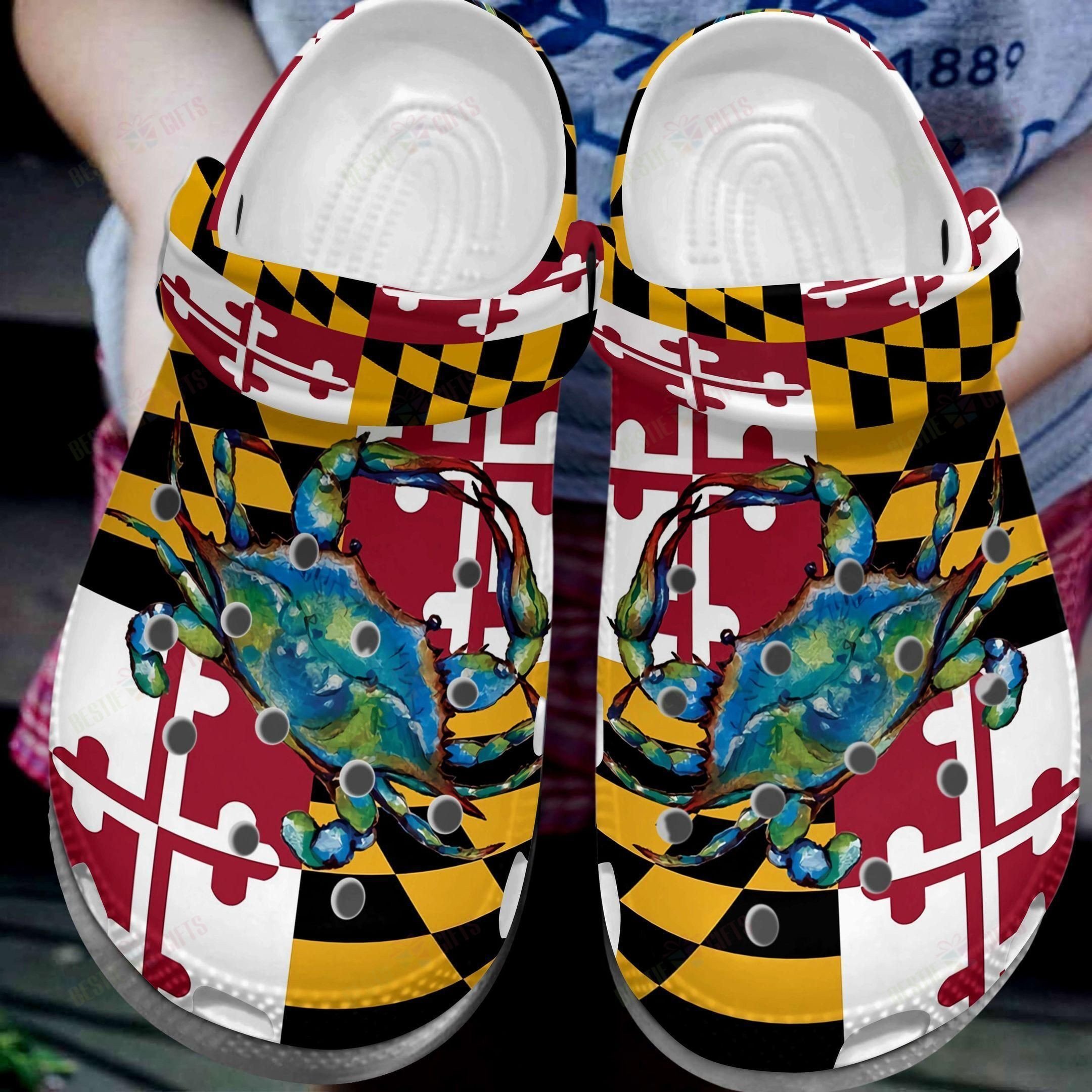 Maryland Citizen Pride Clogs Clogband Clog Comfortable Water Shoes