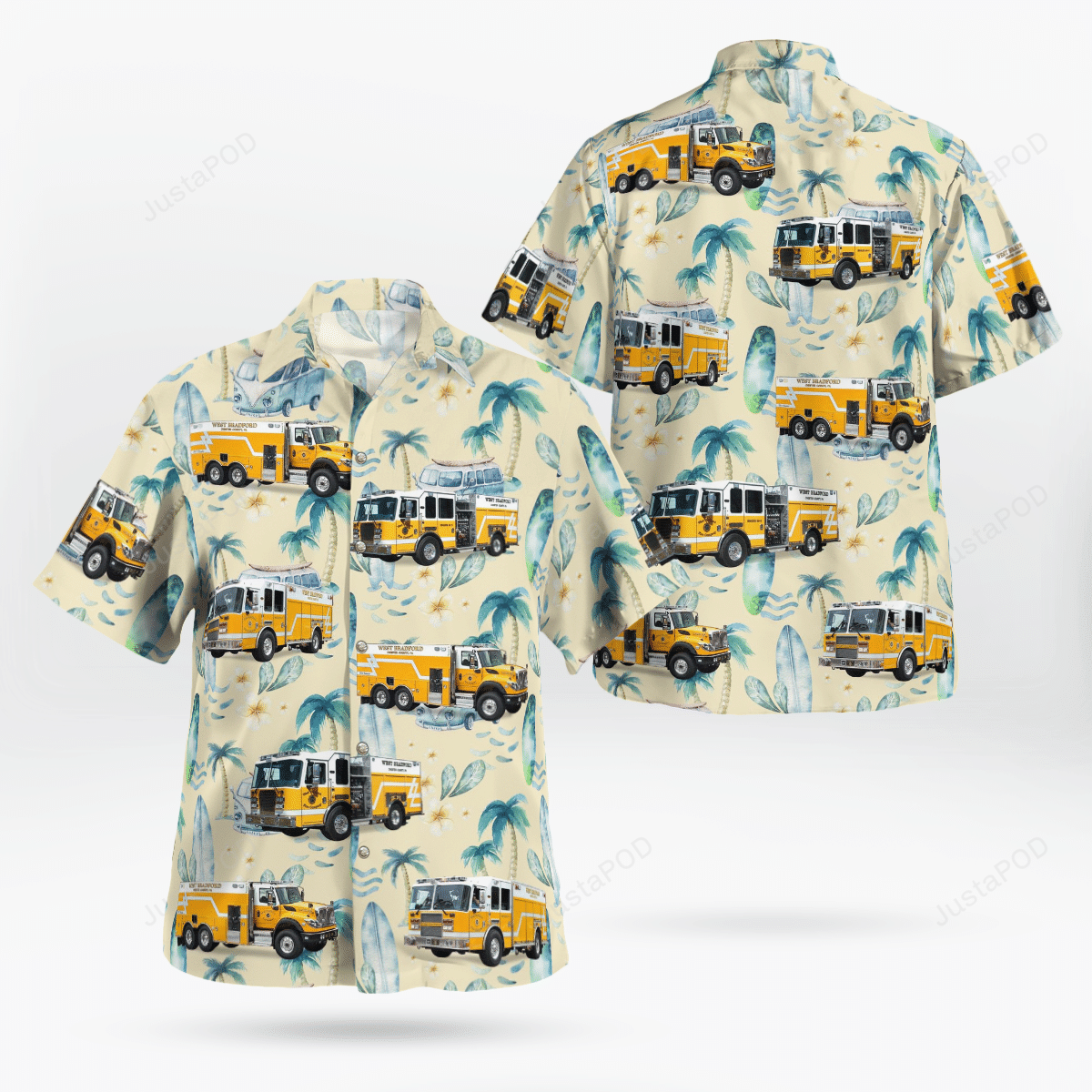 West Bradford Fire Company Hawaii Shirt Ha50399