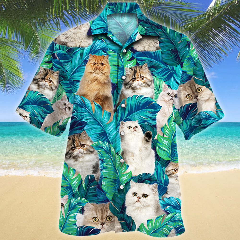 Persian Cat Lovers Gift Hawaiian Shirt For Aloha Ha39923