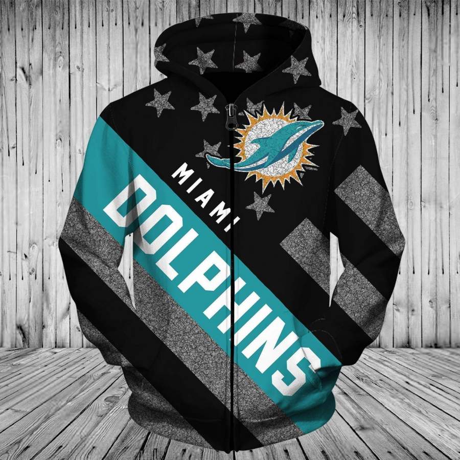 Dolphins Hoodie 3D Style605 All Over Printed