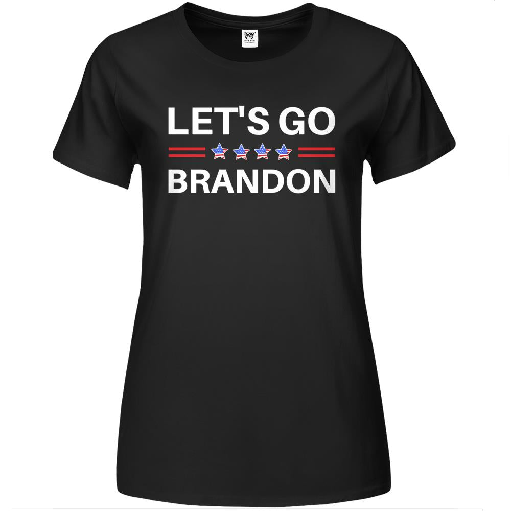 Let’S Go Brandon Conservative Us Flag Women Men Premium Womens T Shirts