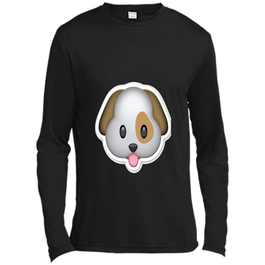 Dog Emoji T-Shirt Puppy Tongue Lick Cute Adorable Bark Out t-shirt