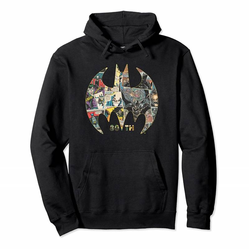 Batman 80th Anniversary Shield Logo Pullover Hoodie, T-Shirt, Sweatshirt