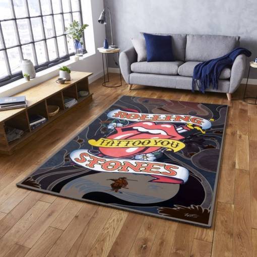 Rolling Stones Tattoo You Rug Carpet