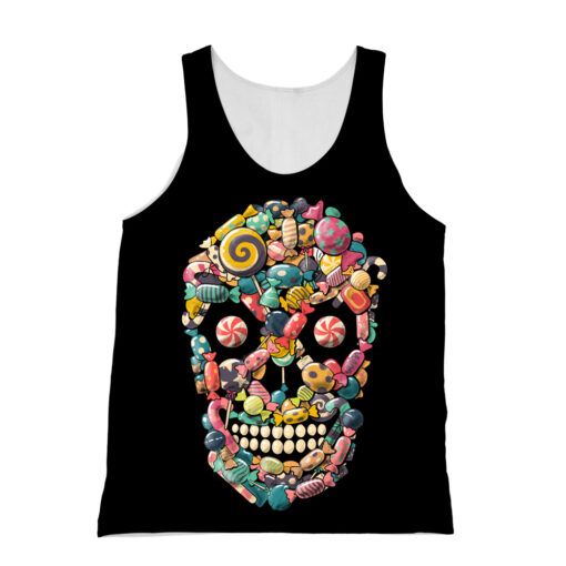 Candy Skull 2 Tank Top