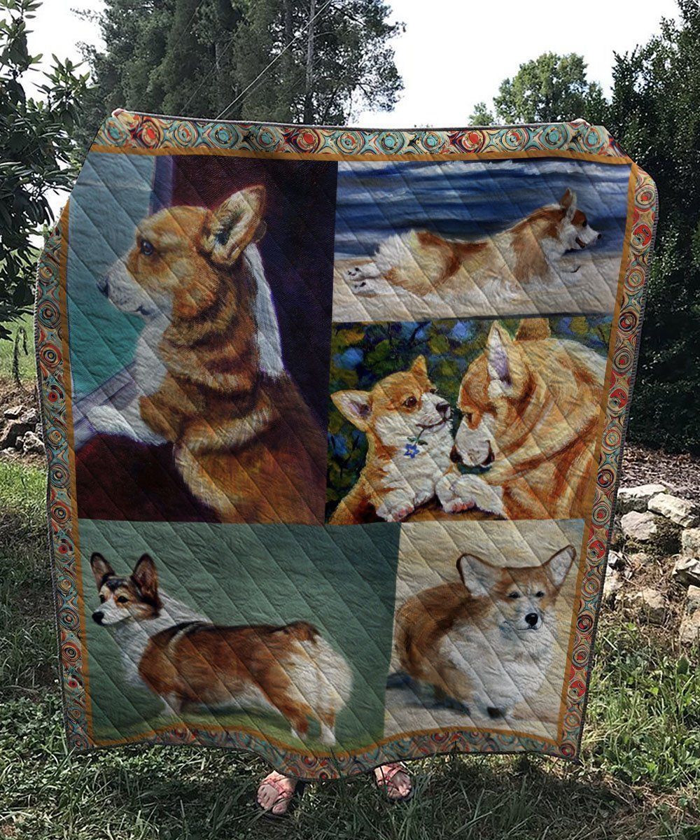 Corgi My Boss LF44 3D Customized Quilt