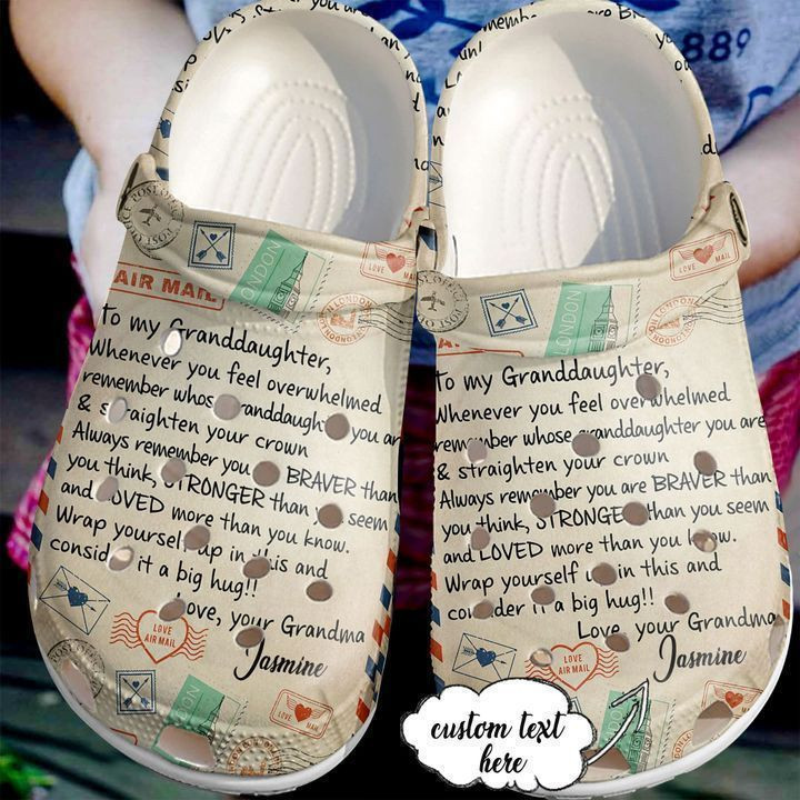 Family To My Grandaughter Classic Clogs Shoes