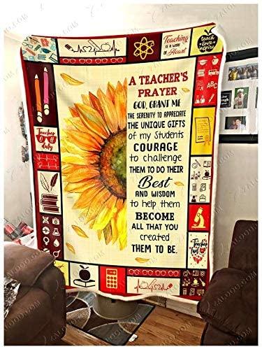 Blanket Teacher Teacher’S Prayer Blanket Gifts With