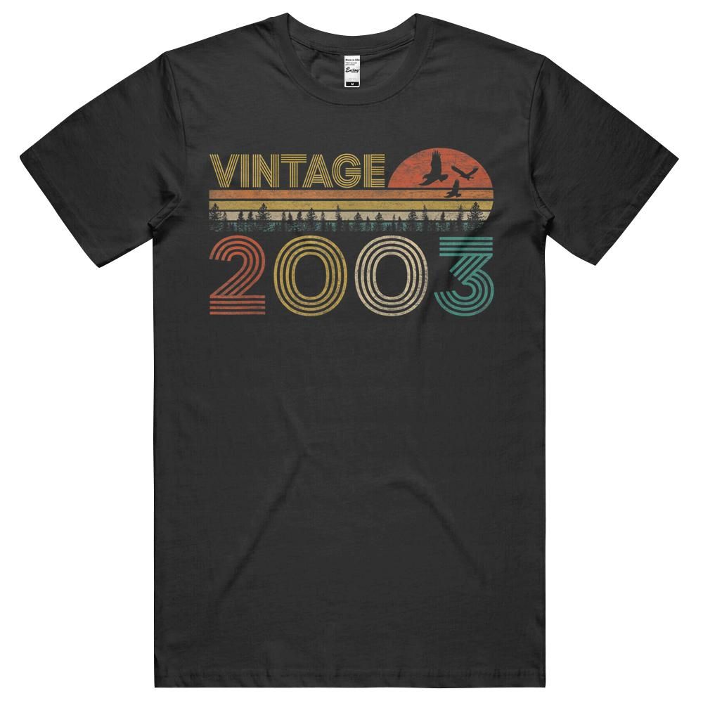 18 Years Old Gifts Vintage Retro 2003 Birthday 18th Birthday Unisex Shirt