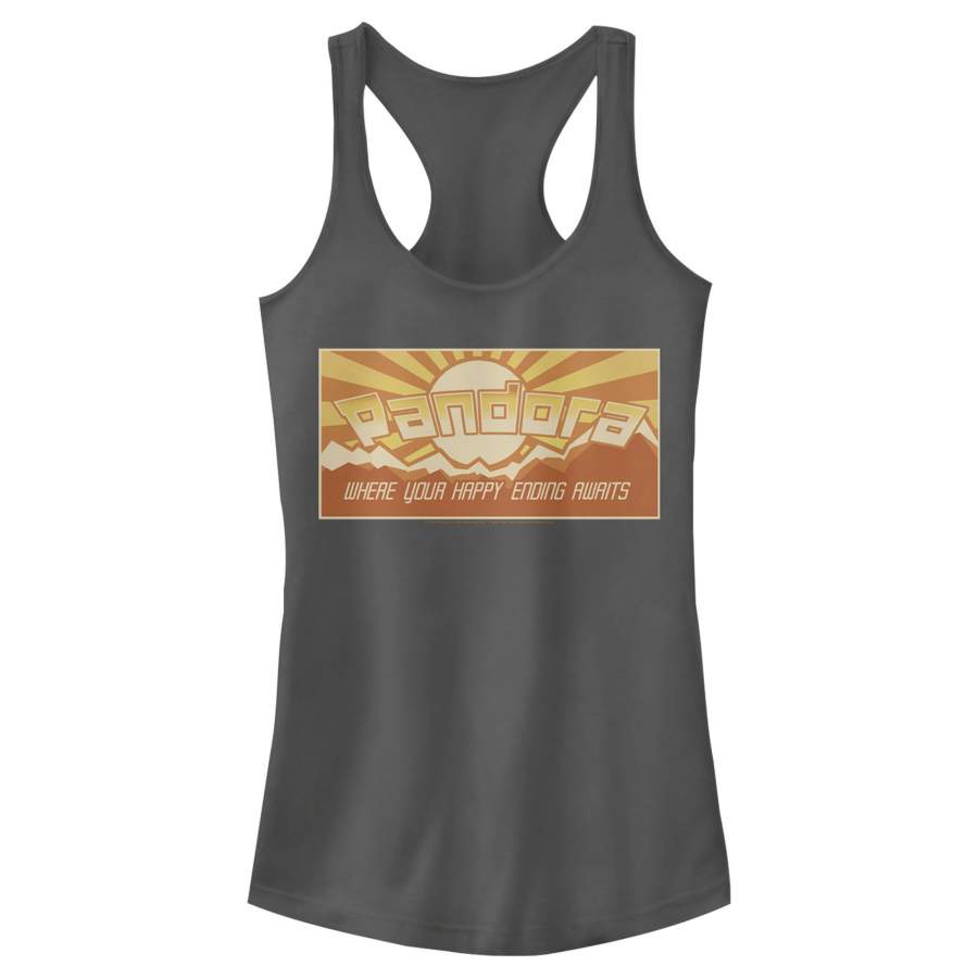 Borderlands 3 Junior’s Pandora Travel Poster  Racerback Tank