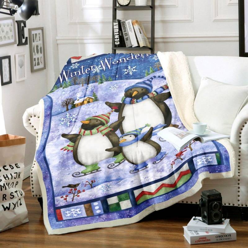 Penguin TT2511084TT Sherpa Fleece Blanket