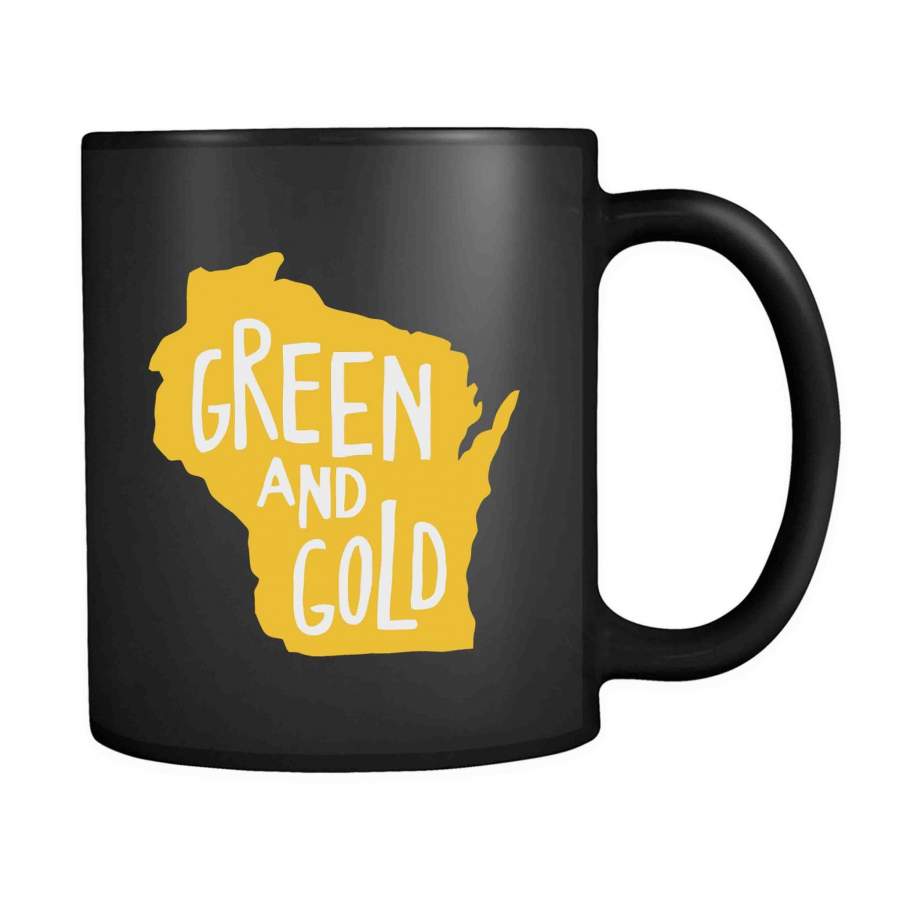 green bay packers gold 11oz Mug