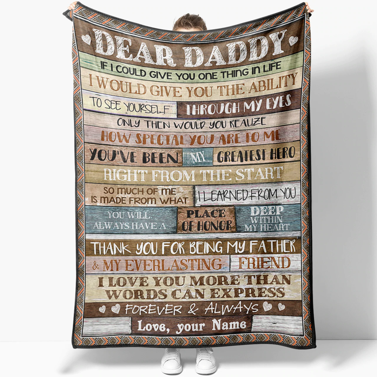 Dad Gifts From Daughter And Son, Soft Blanket For Dad, Father’S Day, Christmas Gifts For Dad