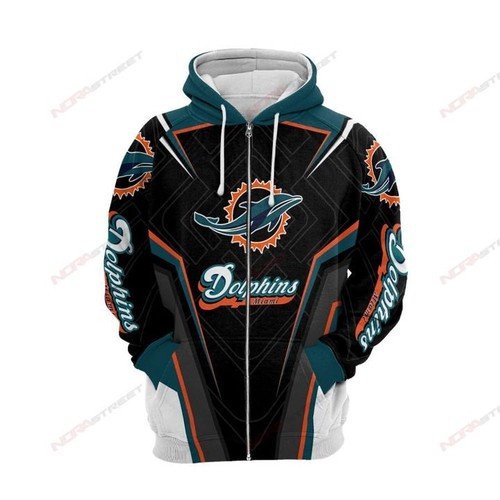 Miami Dolphins Saints 37 Unisex 3D Hoodie Gift For Fans