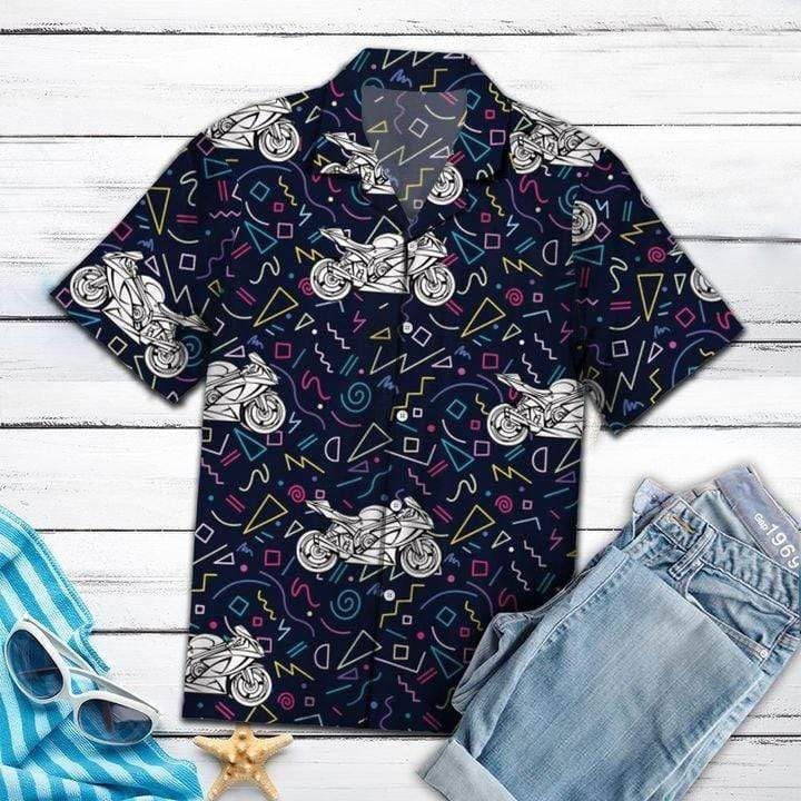 Buy Amazing Motorcycles Unisex Hawaii Aloha Shirts V Ha20510