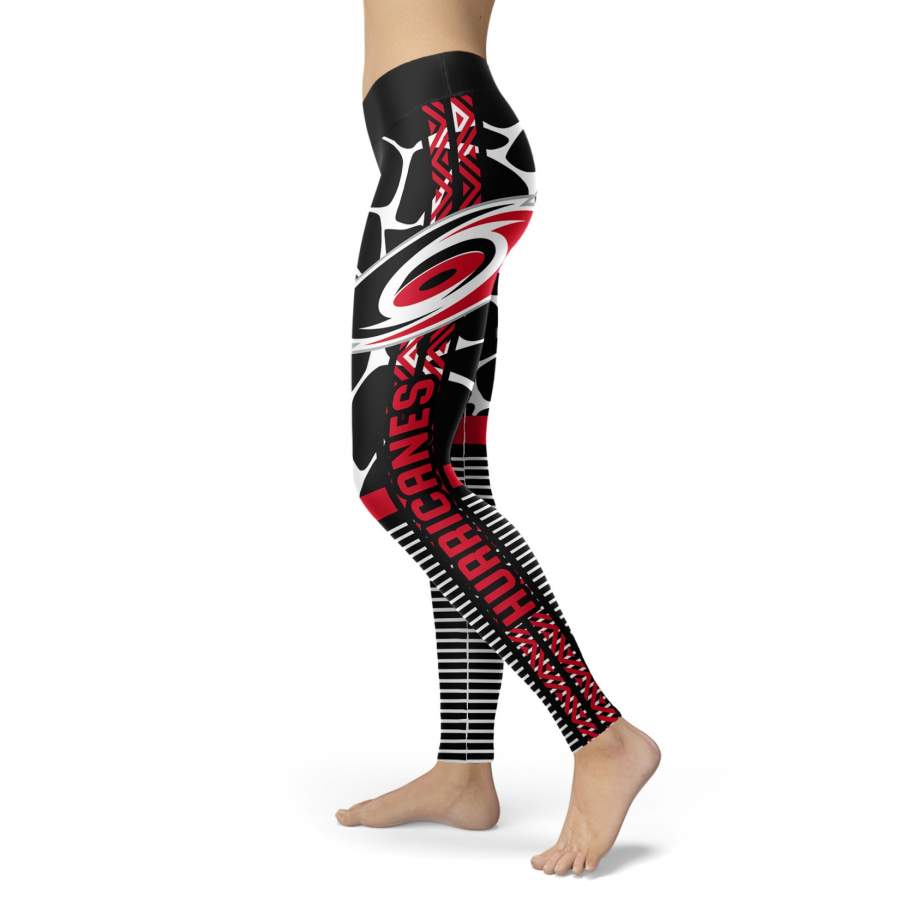 Cool Air Lighten Attractive Kind Carolina Hurricanes Leggings