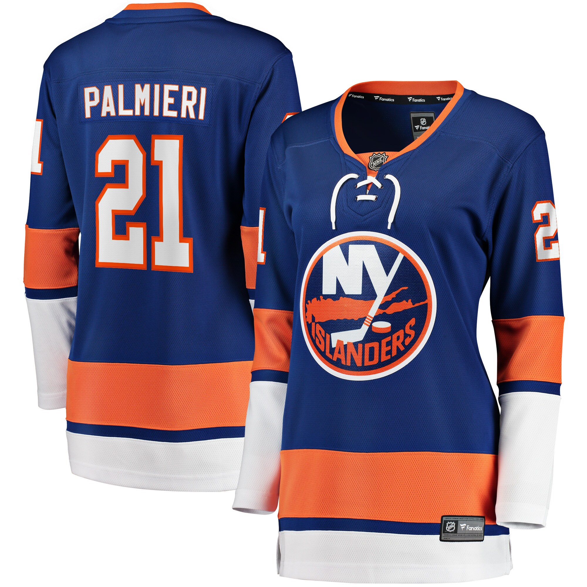 Women's New York Islanders Kyle Palmieri Royal 2017/18 Home Breakaway Jersey